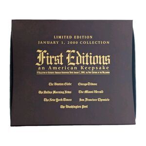 Vintage First Edition An American Keepsake 2000 Millennium Newspaper Collection